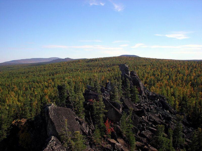 Фрагмент панорамы с вершины